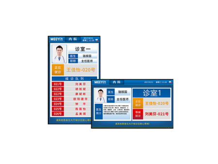 二級(jí)分診一體機(jī)(醫(yī)生診室門口)
